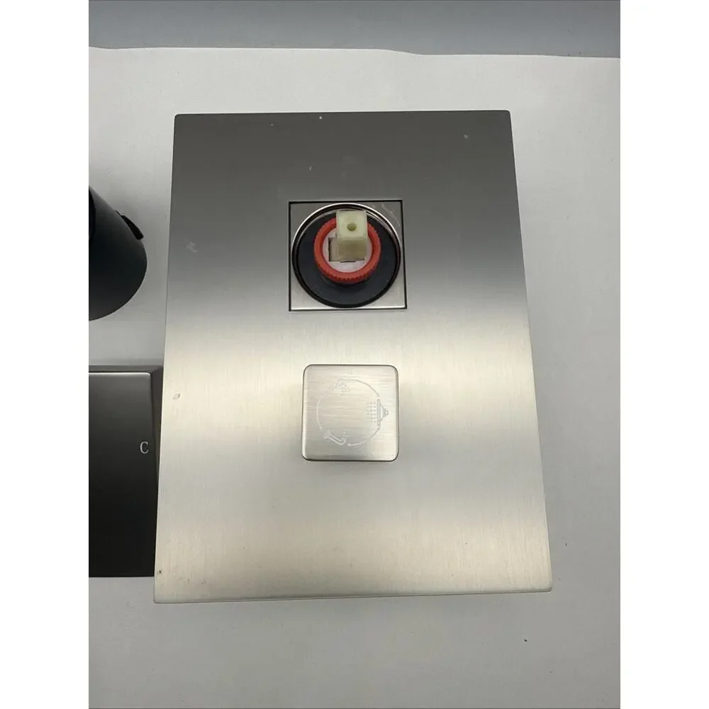Drettyer Solid Brass Shower Valve With Diverter 3 Way Outlet Brushed Nickel READ